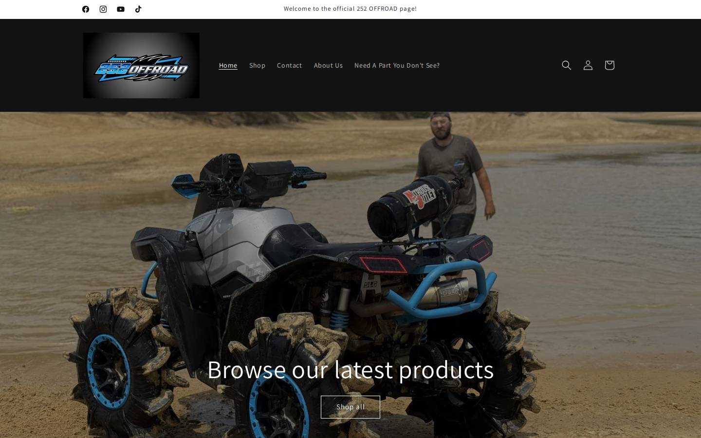 252offroad.com homepage screenshot