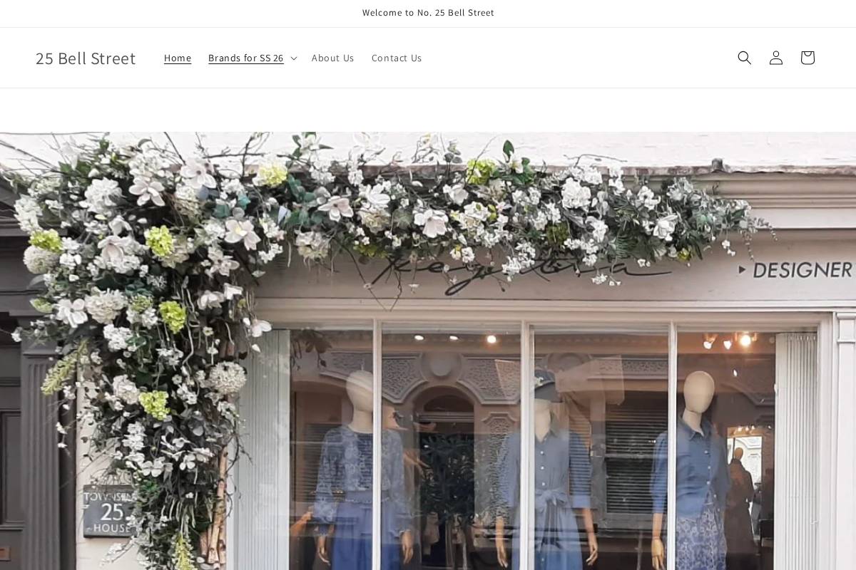 25bellstreet.com homepage screenshot