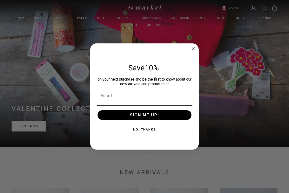 26market.com homepage screenshot