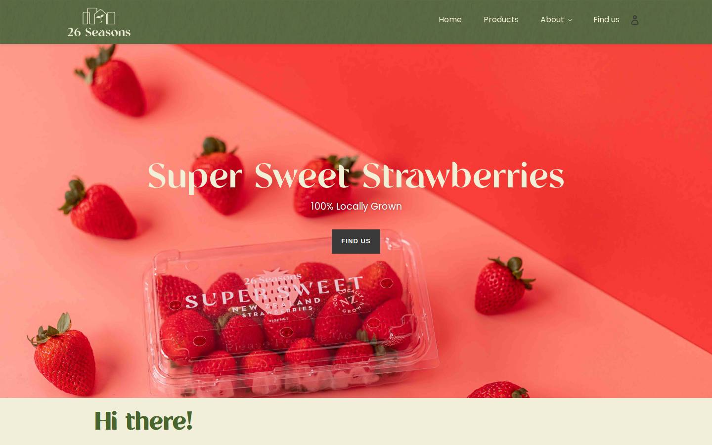 26seasons.com homepage screenshot