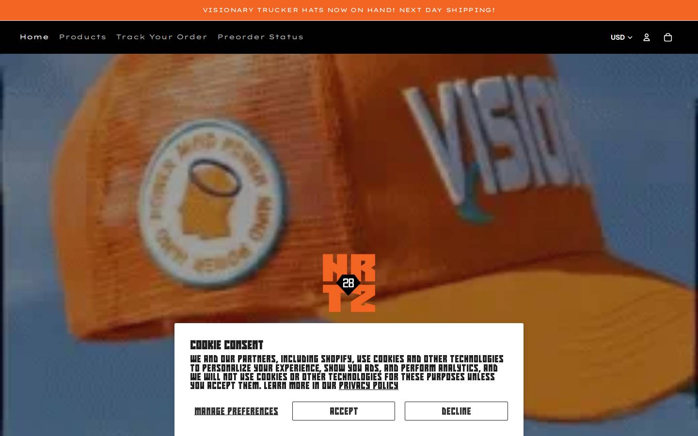 28hertz.com homepage screenshot