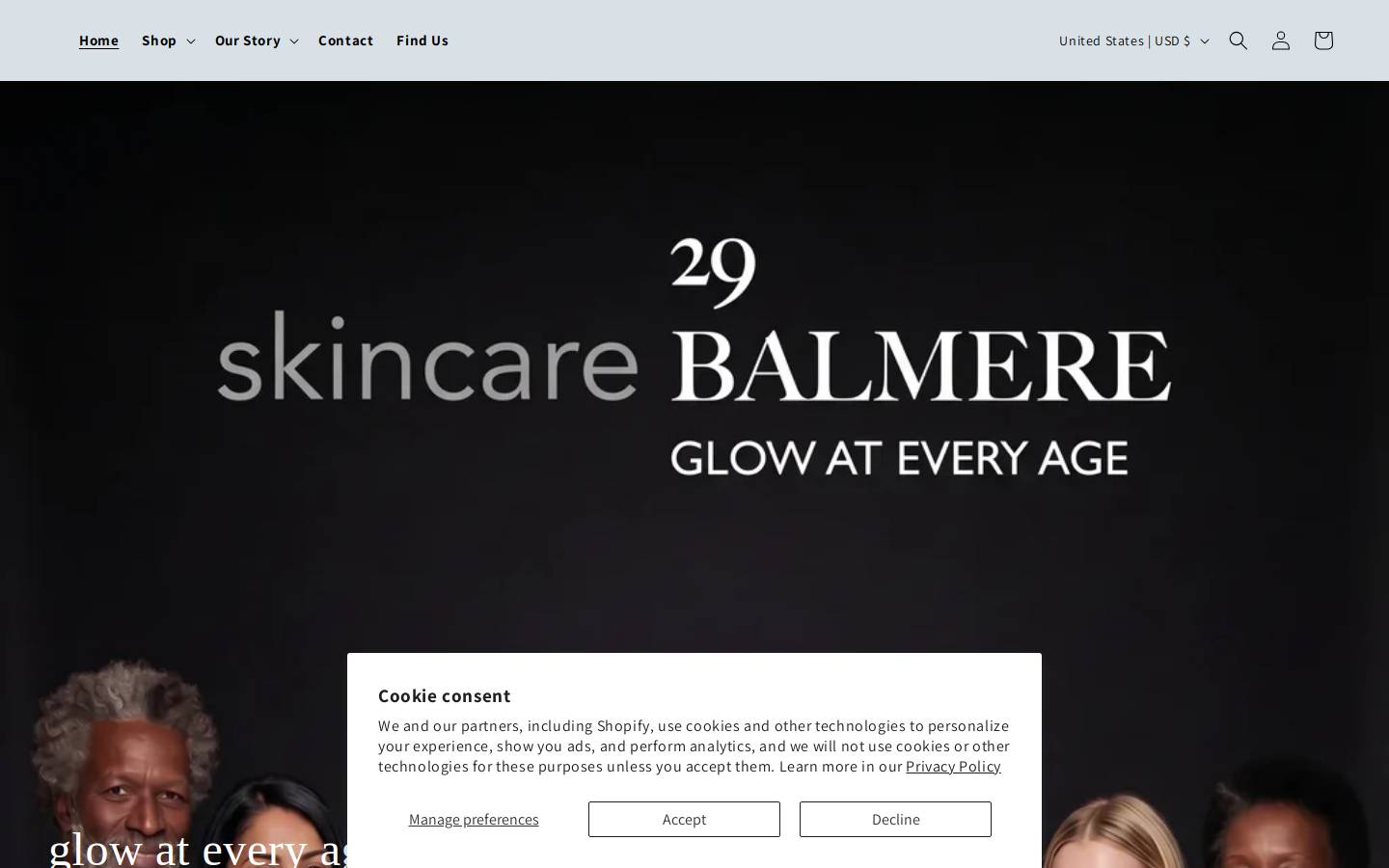 29balmere.com homepage screenshot