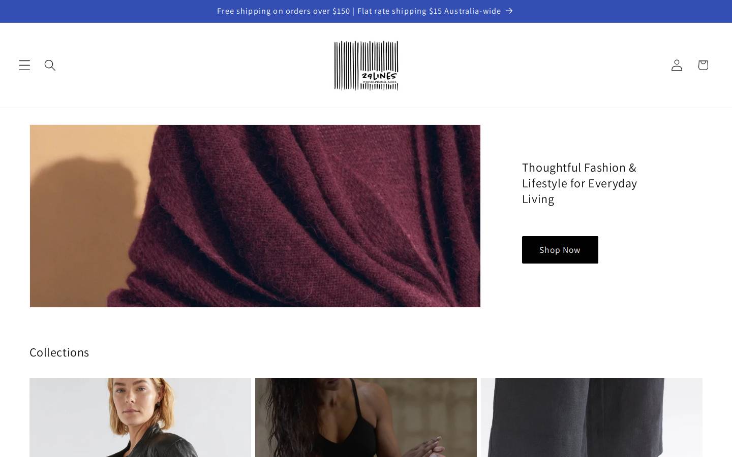 29lines homepage screenshot