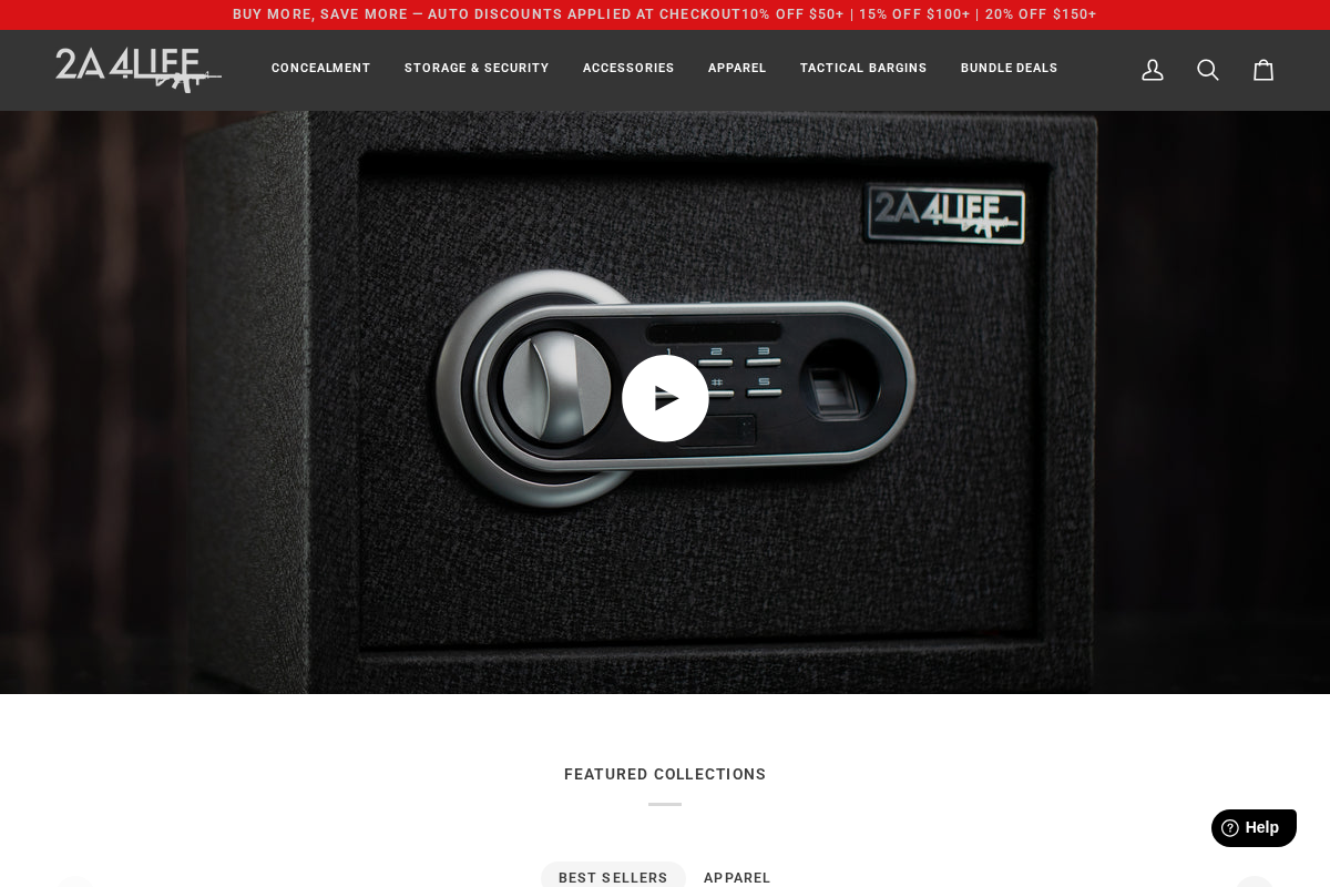 2a4life.com homepage screenshot