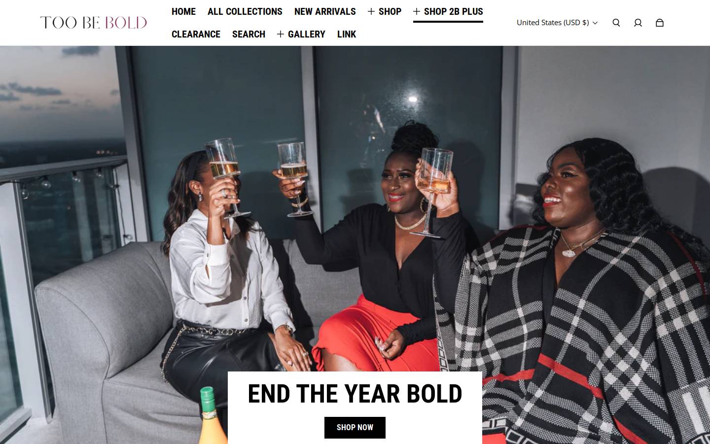 2bboldboutique.com homepage screenshot