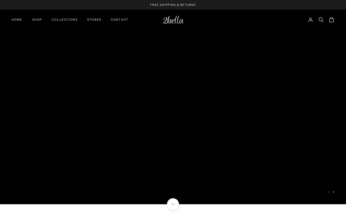 2bella.com homepage screenshot
