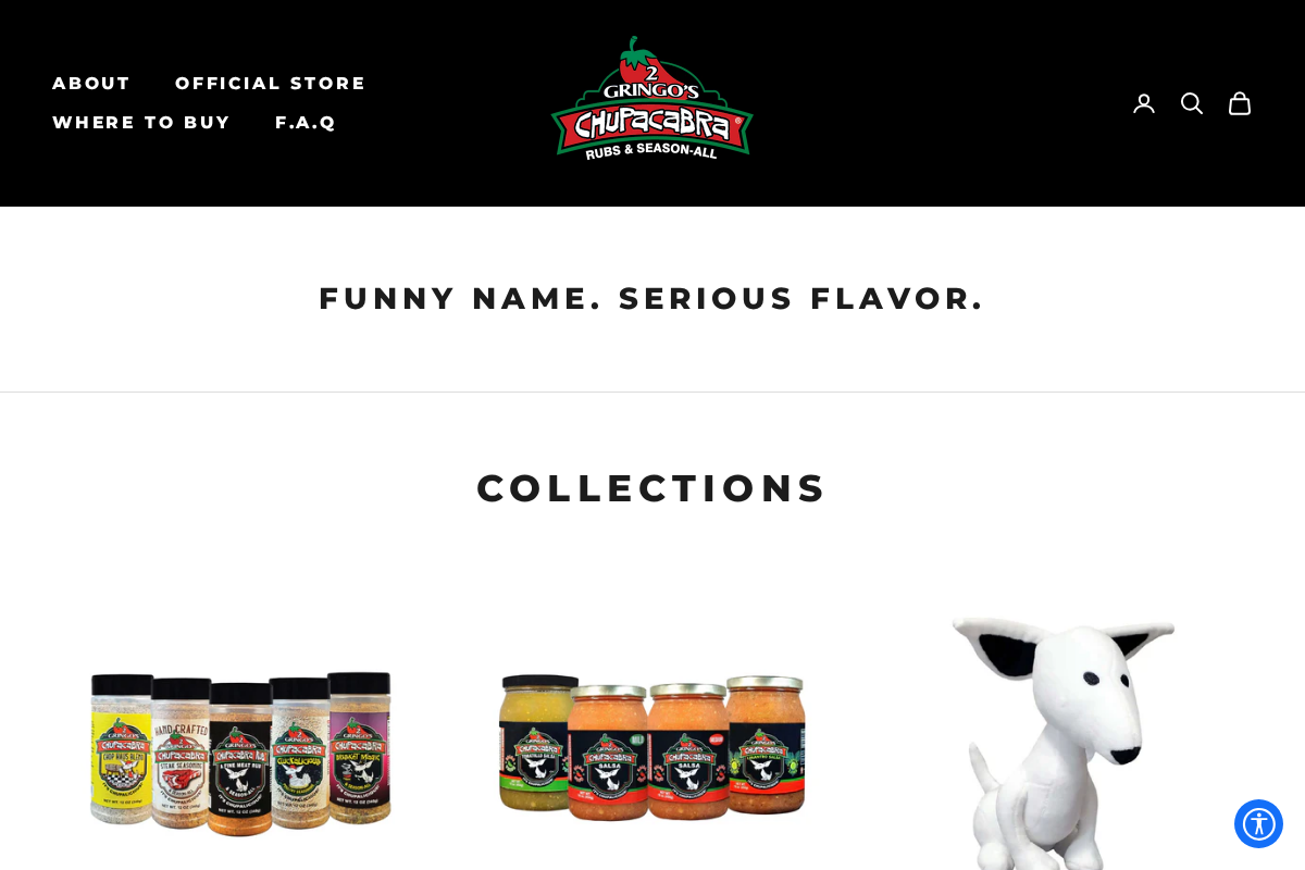 2 Gringos Chupacabra homepage screenshot