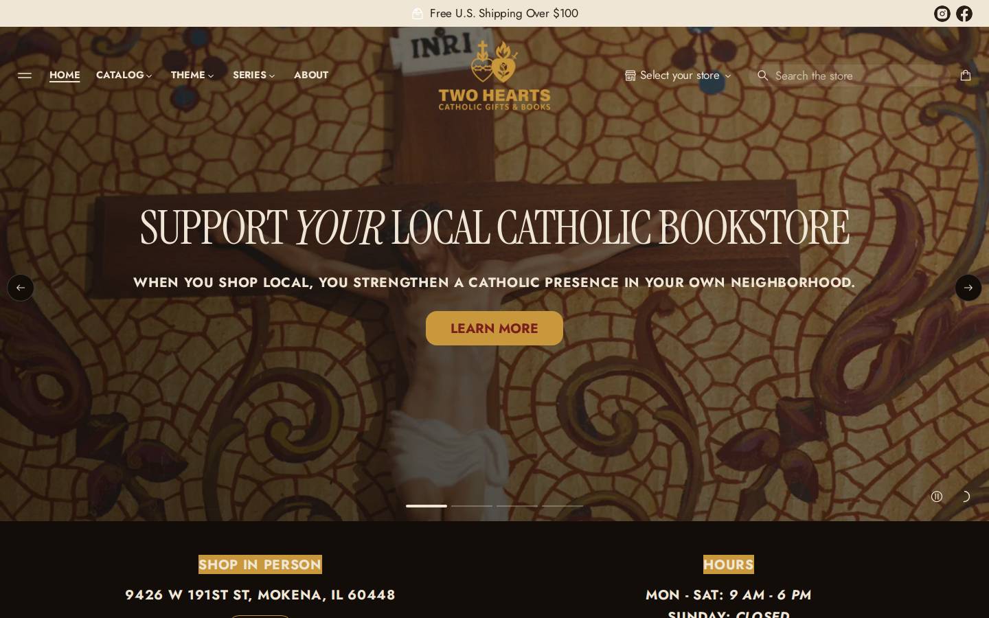 2hcatholic.com homepage screenshot