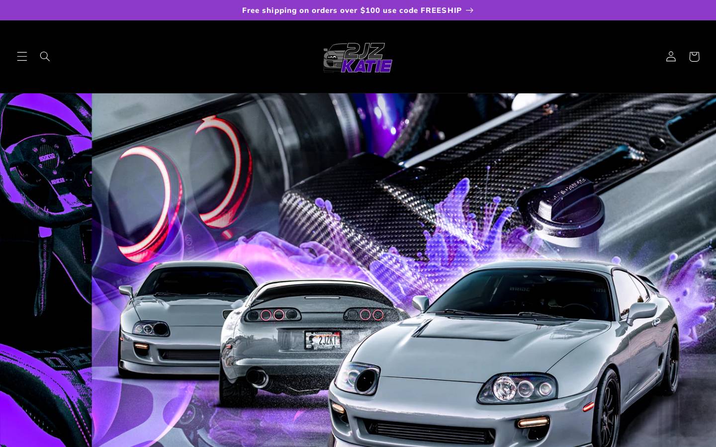 2jzkatie.com homepage screenshot