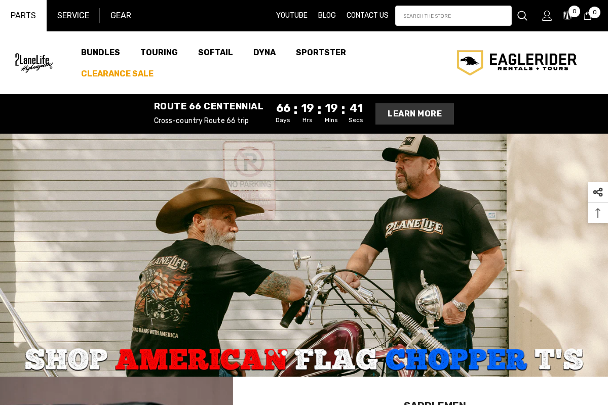 2LaneLife homepage screenshot