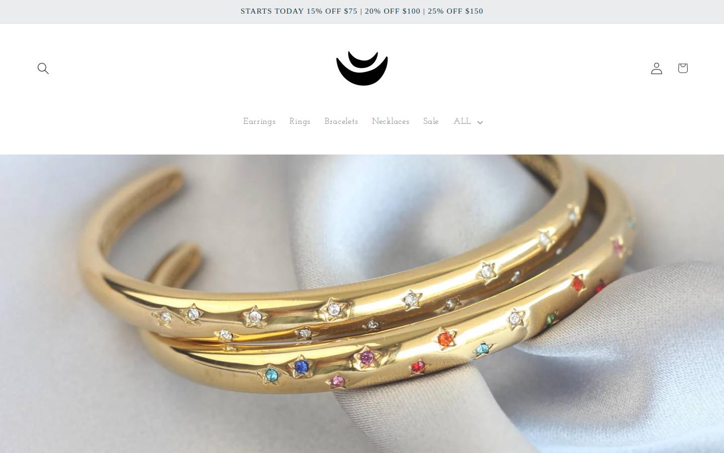 2moonjewelry.com homepage screenshot