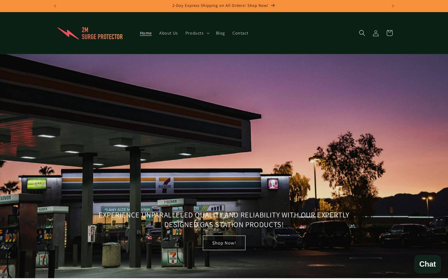 2msurgeprotector.com homepage screenshot