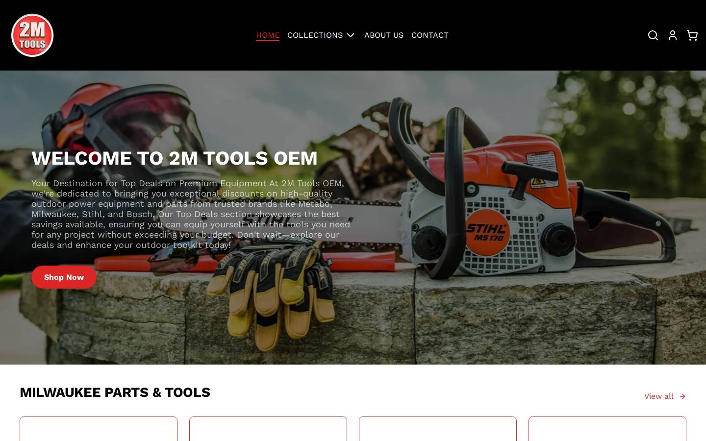 2mtoolsoem.com homepage screenshot