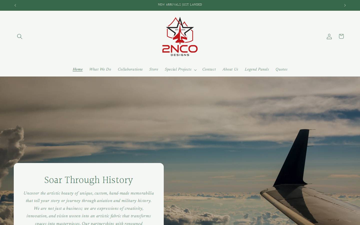 2ncodesigns.com homepage screenshot