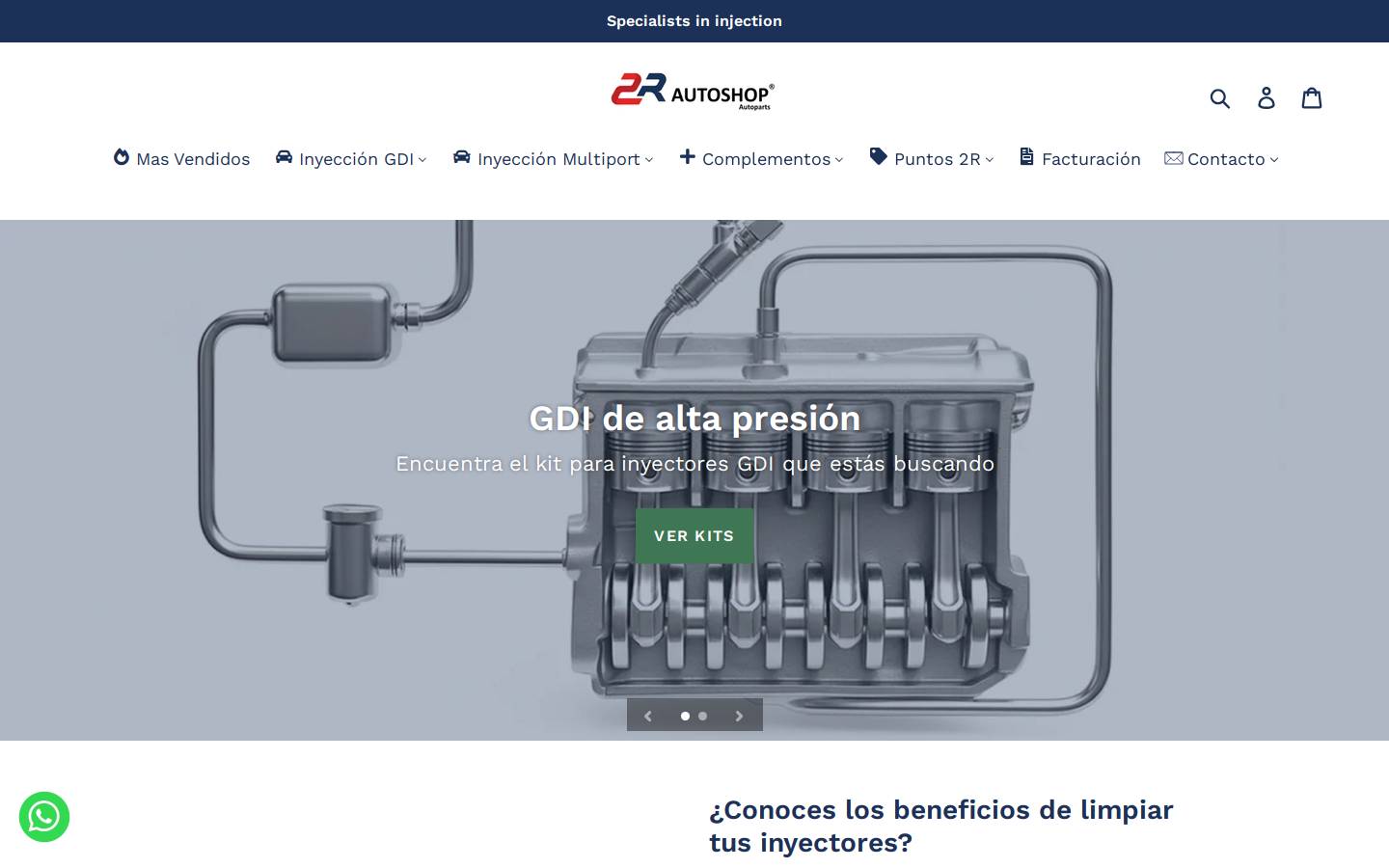2r-autoshop.com homepage screenshot