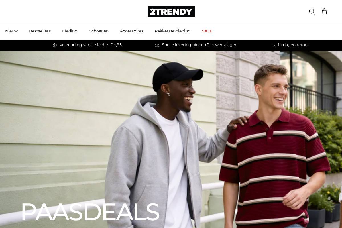 2trendy | Online Fashion Shop homepage screenshot