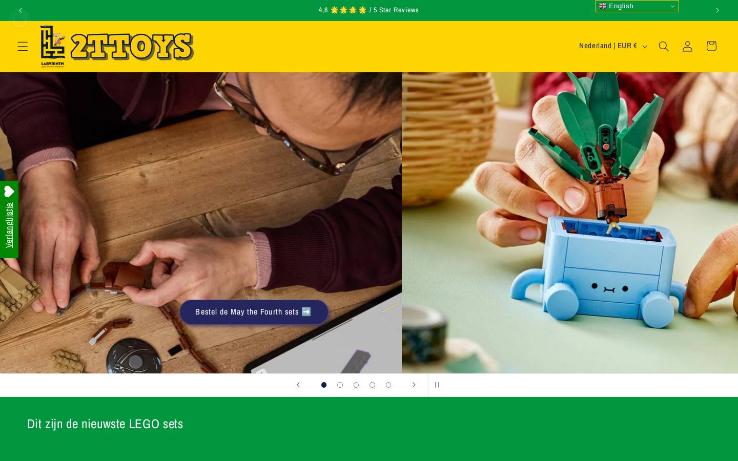 2T-Toys homepage screenshot