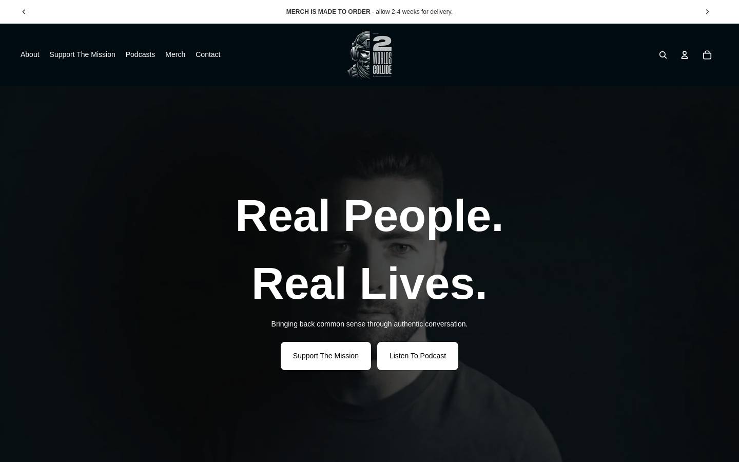 2worldscollide.com.au homepage screenshot