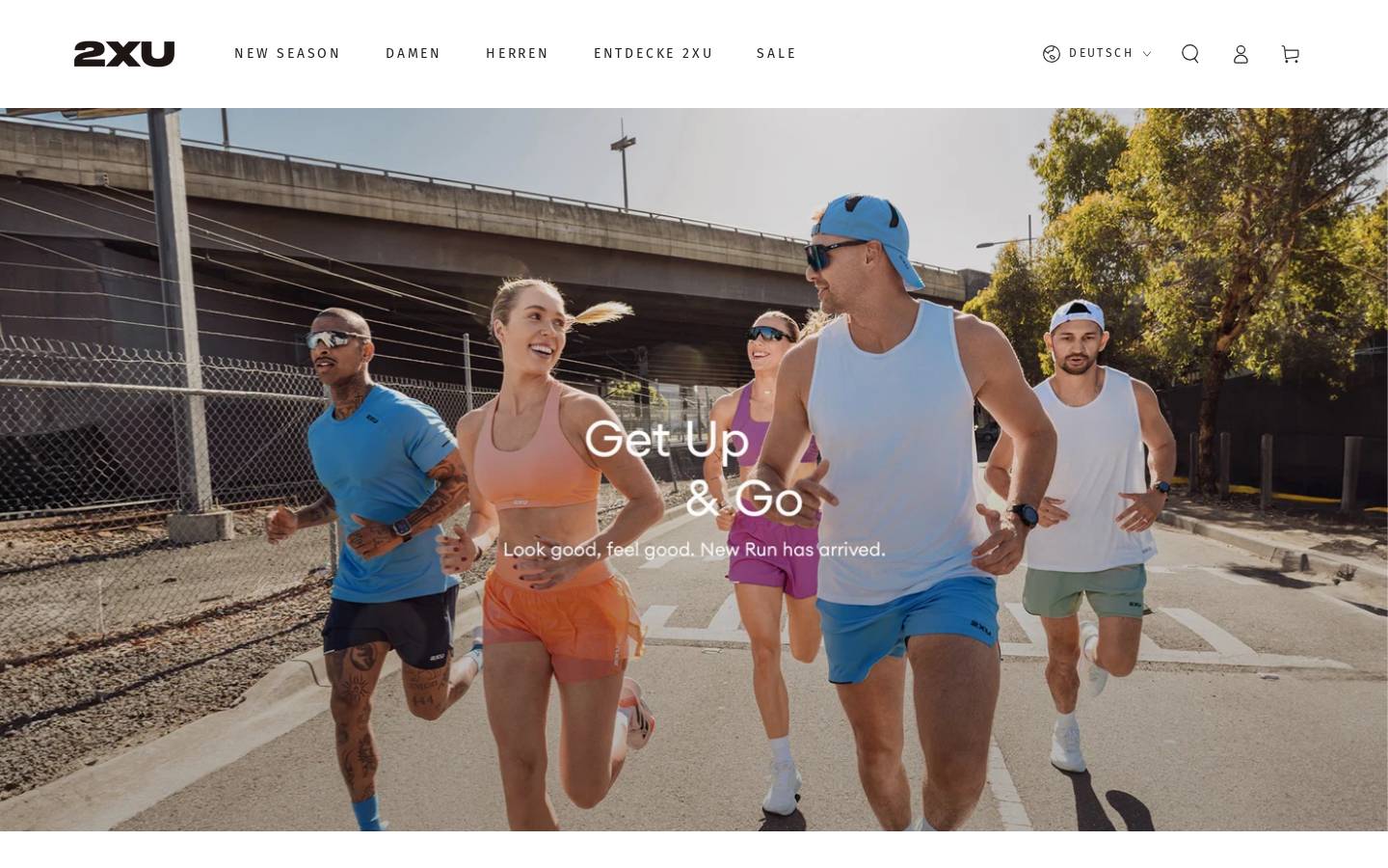 2XU homepage screenshot