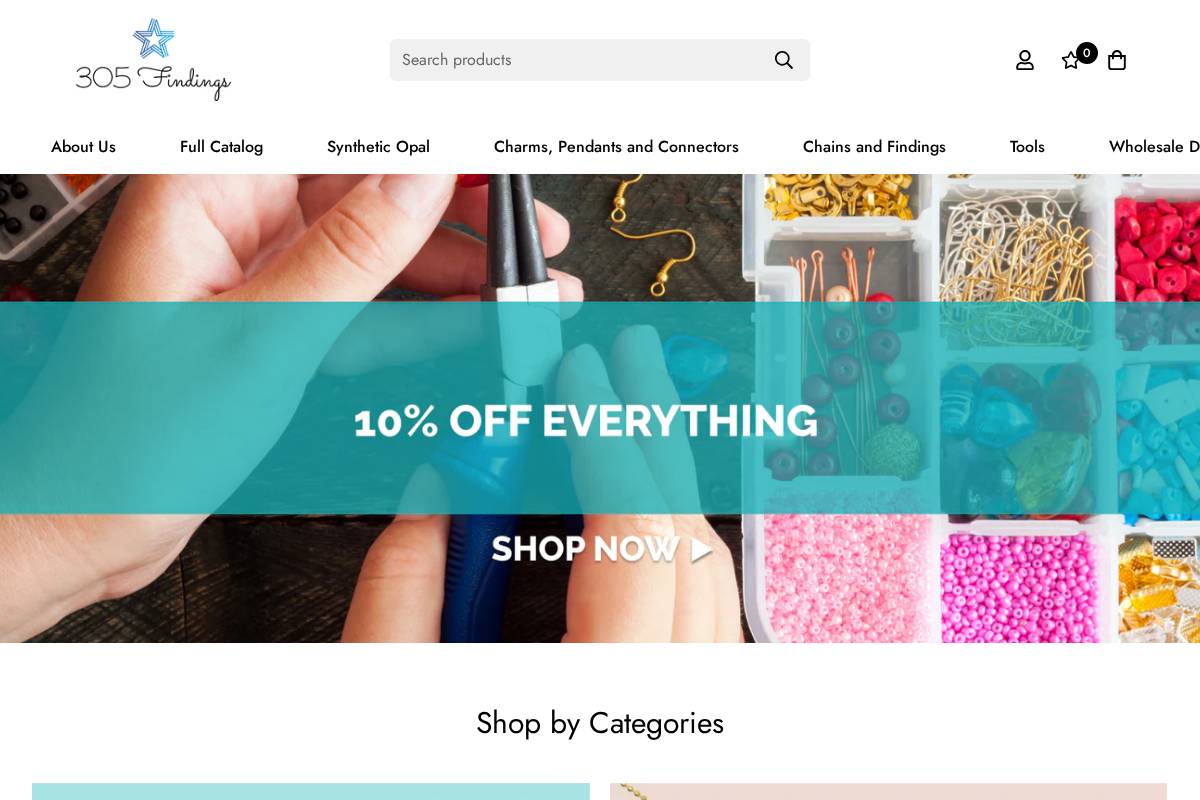 305findings.com homepage screenshot