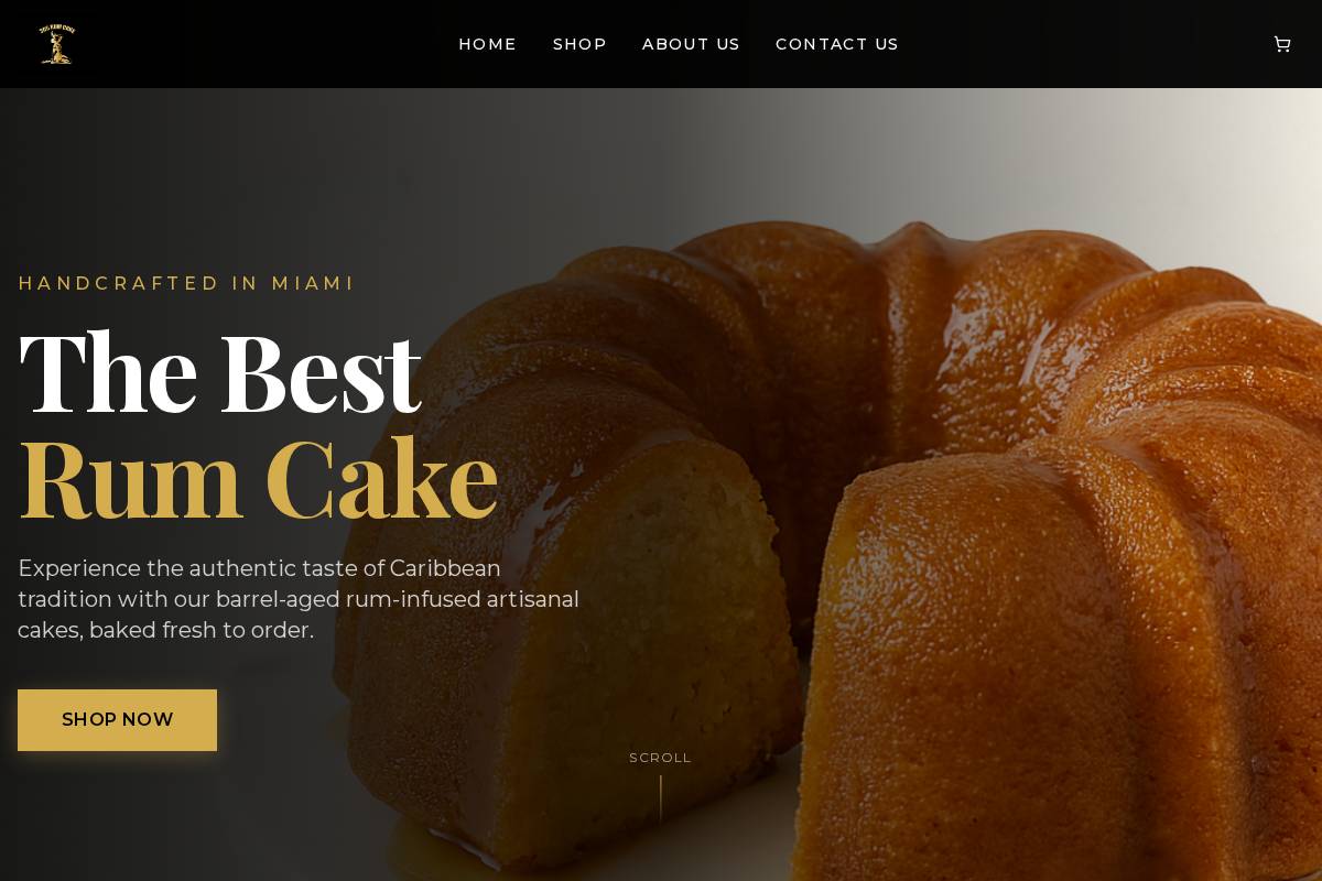 305rumcake.com homepage screenshot