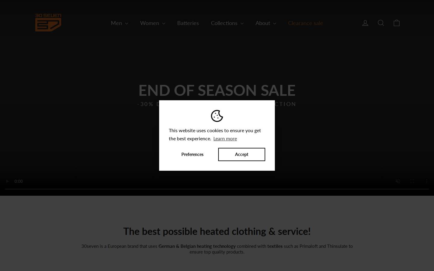30seven homepage screenshot