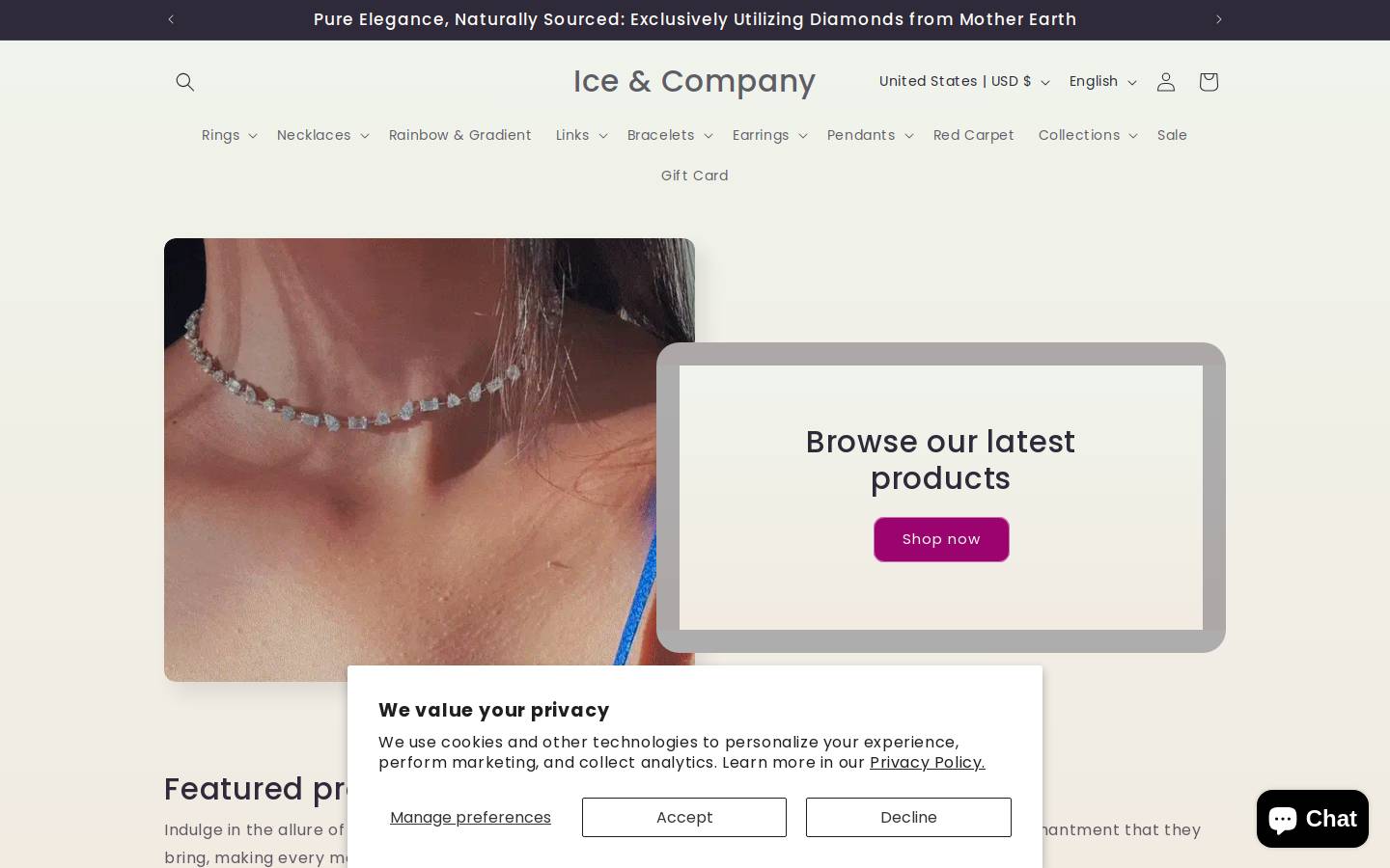310diamonds.com homepage screenshot