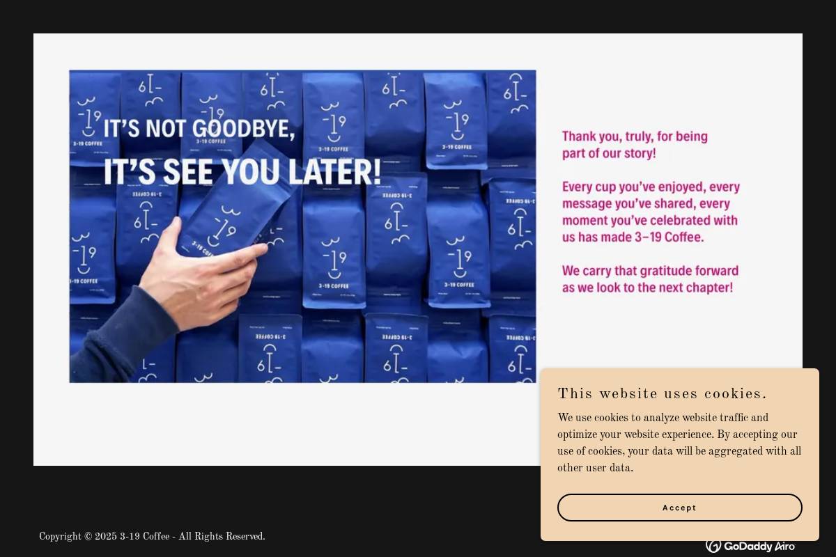 319coffee.com homepage screenshot