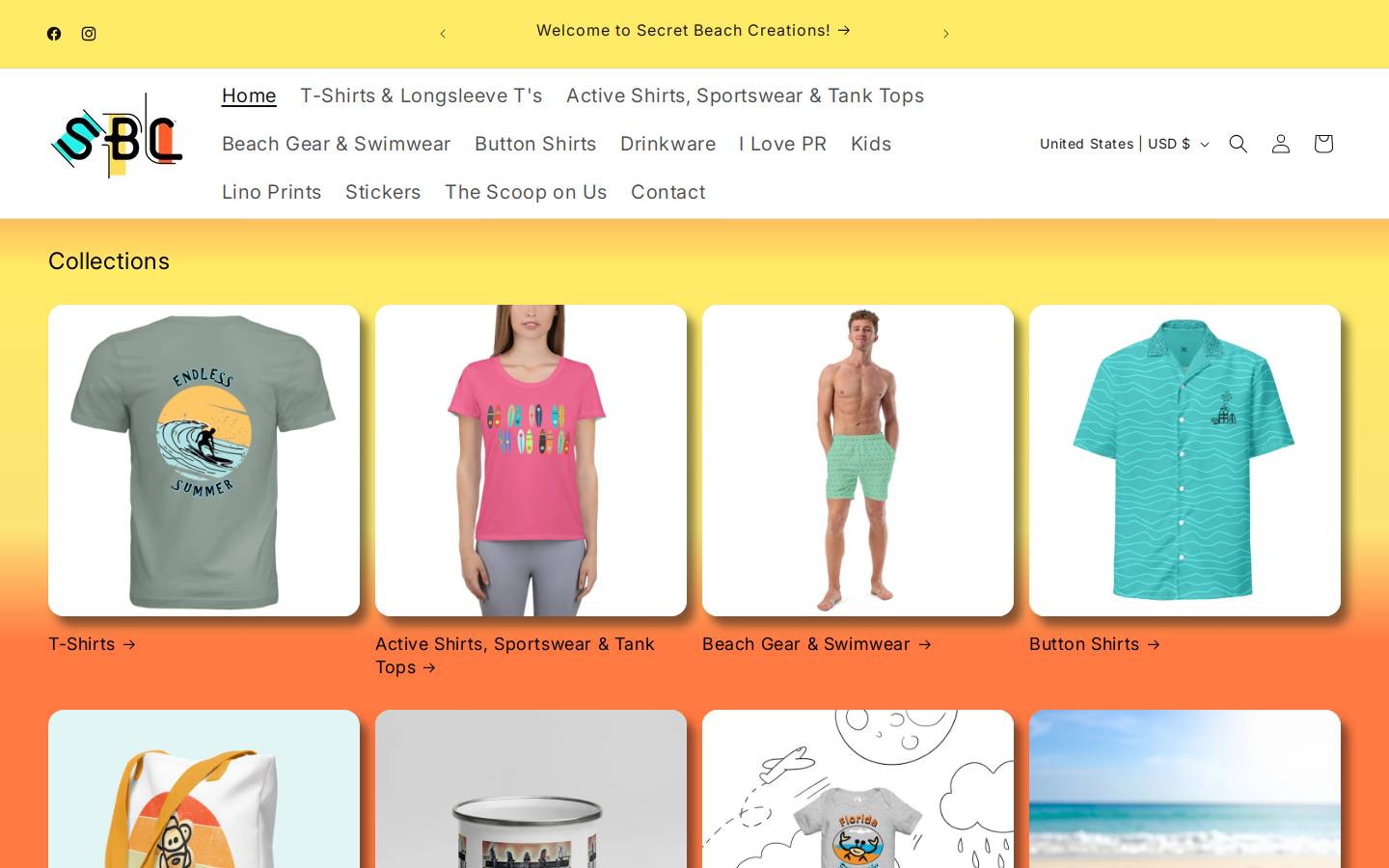 321secretbeach.com homepage screenshot