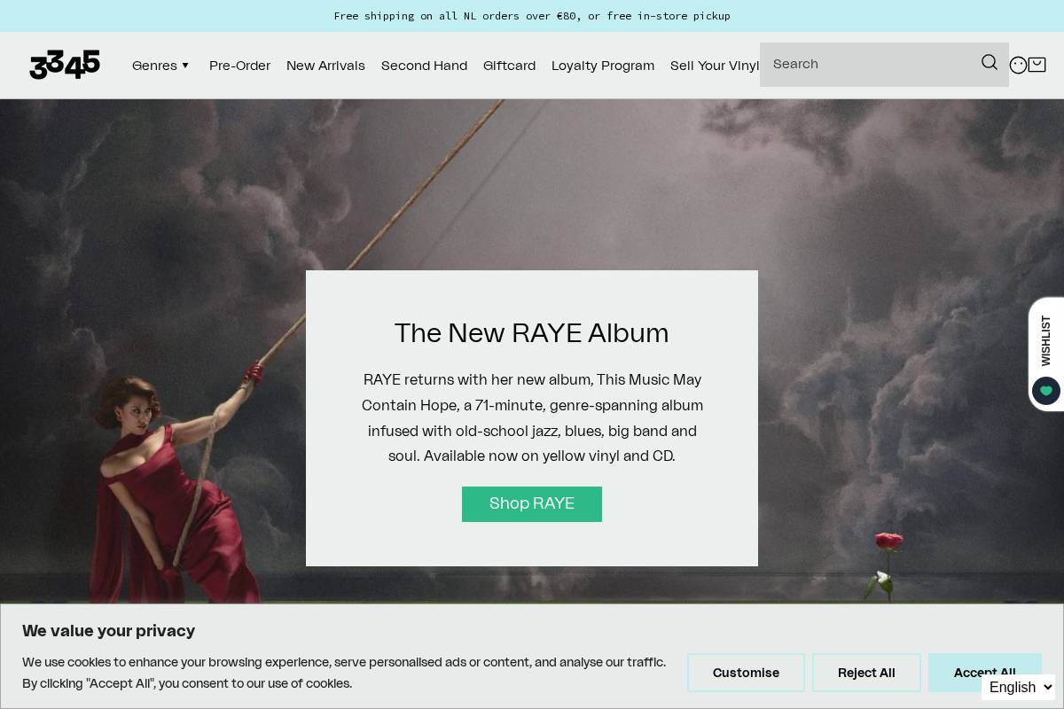 3345 homepage screenshot
