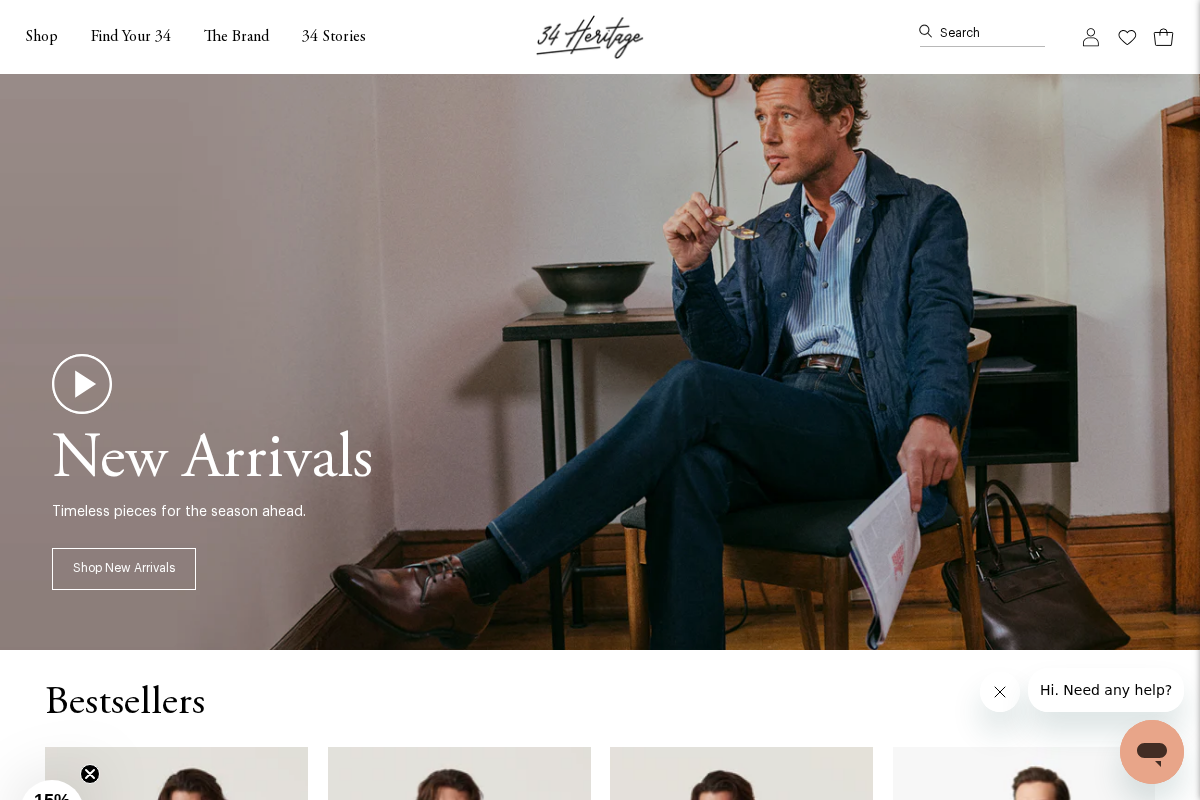 34 Heritage homepage screenshot