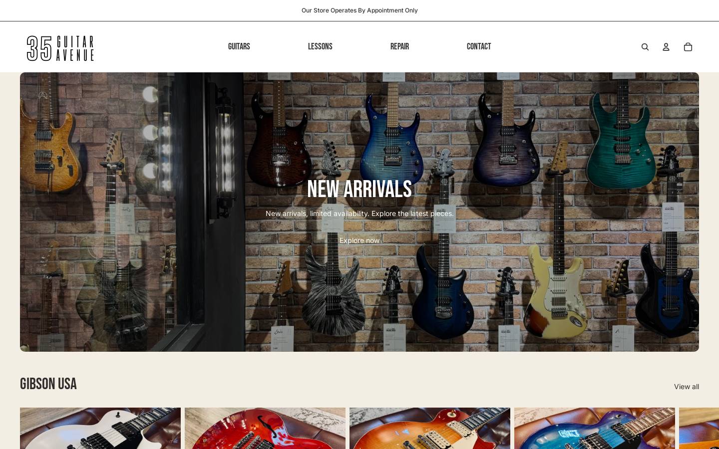 35guitar.sg homepage screenshot