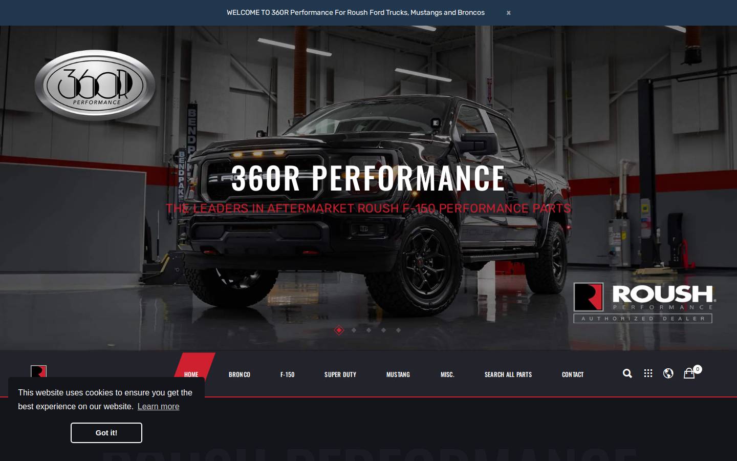 360rperformance.com homepage screenshot