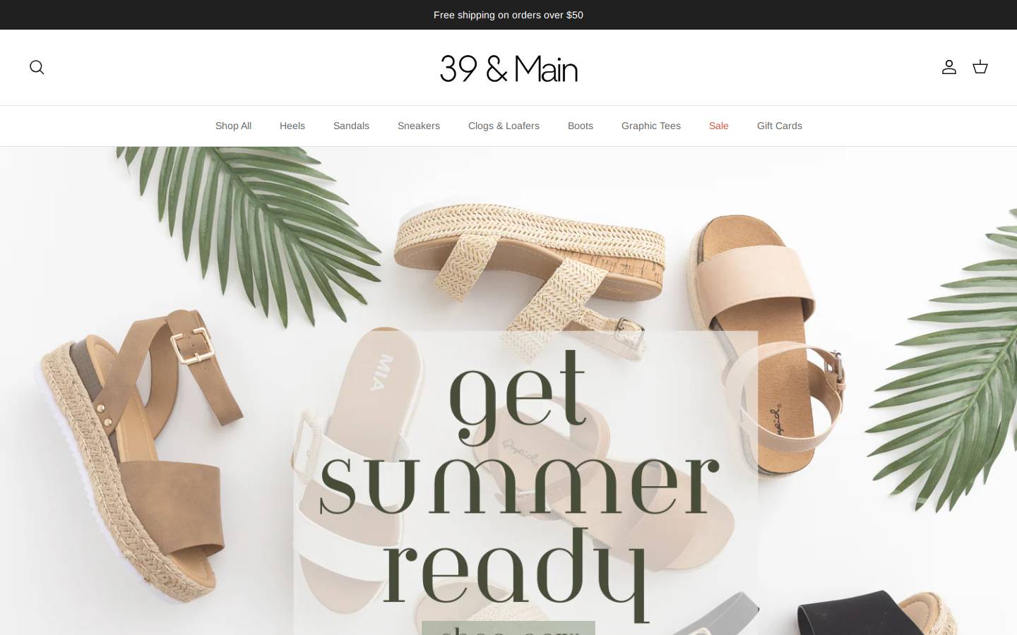 39andmain.com homepage screenshot