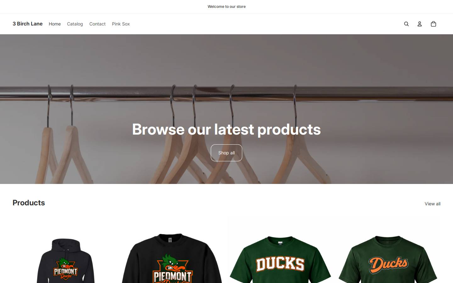 3birchlane.com homepage screenshot