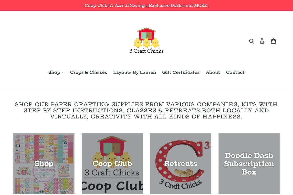3craftchicks.com homepage screenshot