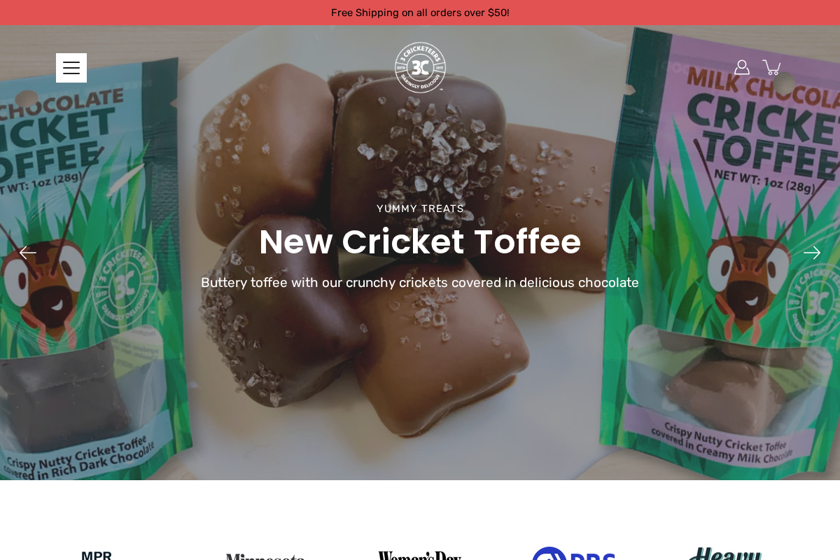 3cricketeers.com homepage screenshot