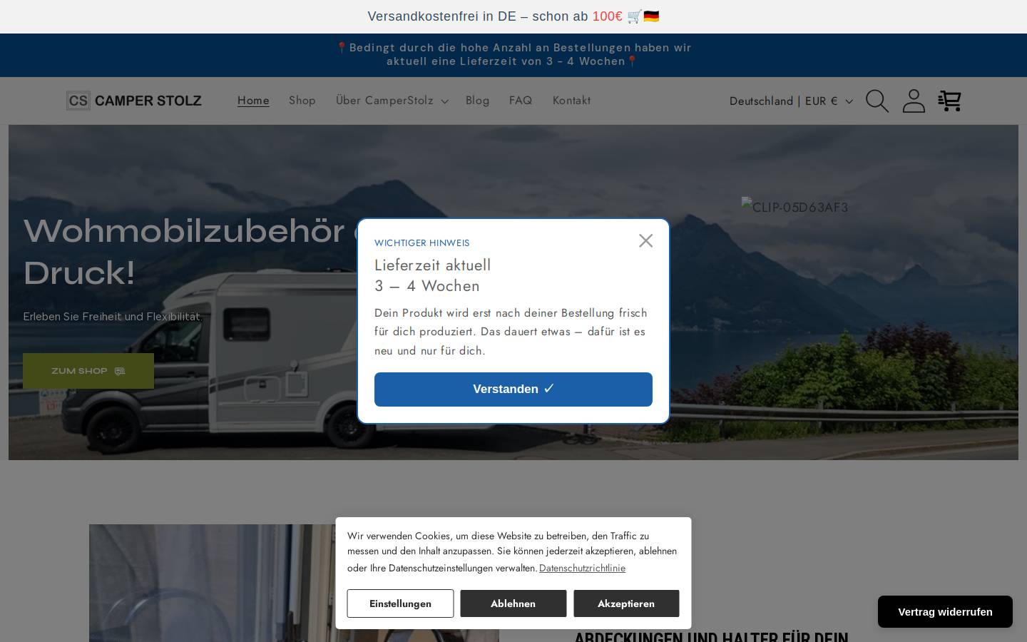 3d-druck.me homepage screenshot