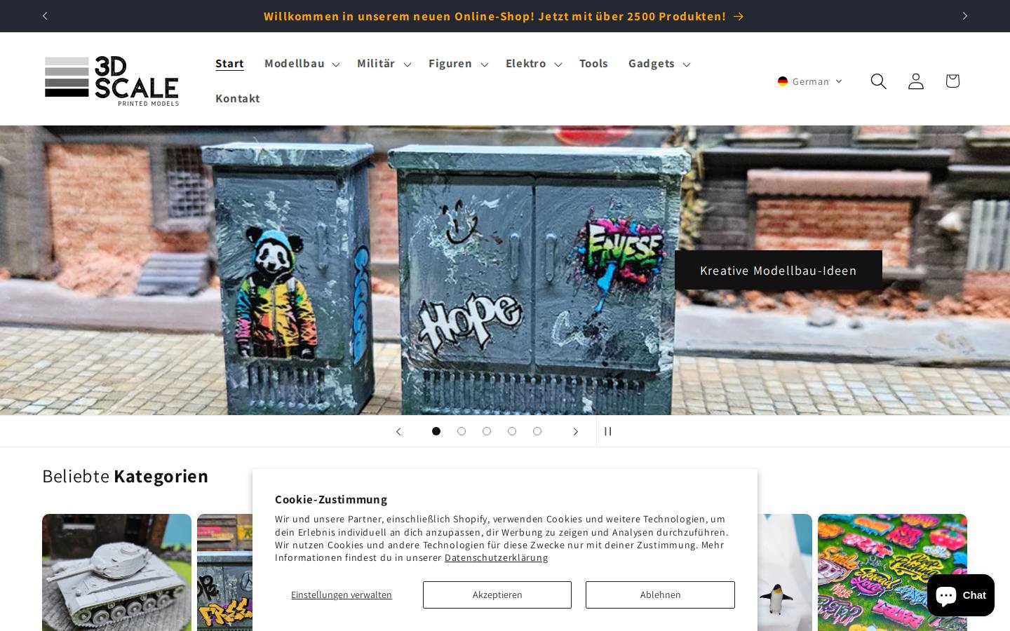 3d-scale.de homepage screenshot