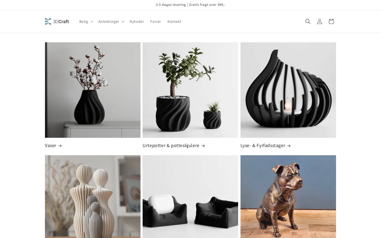 3dcraft homepage screenshot