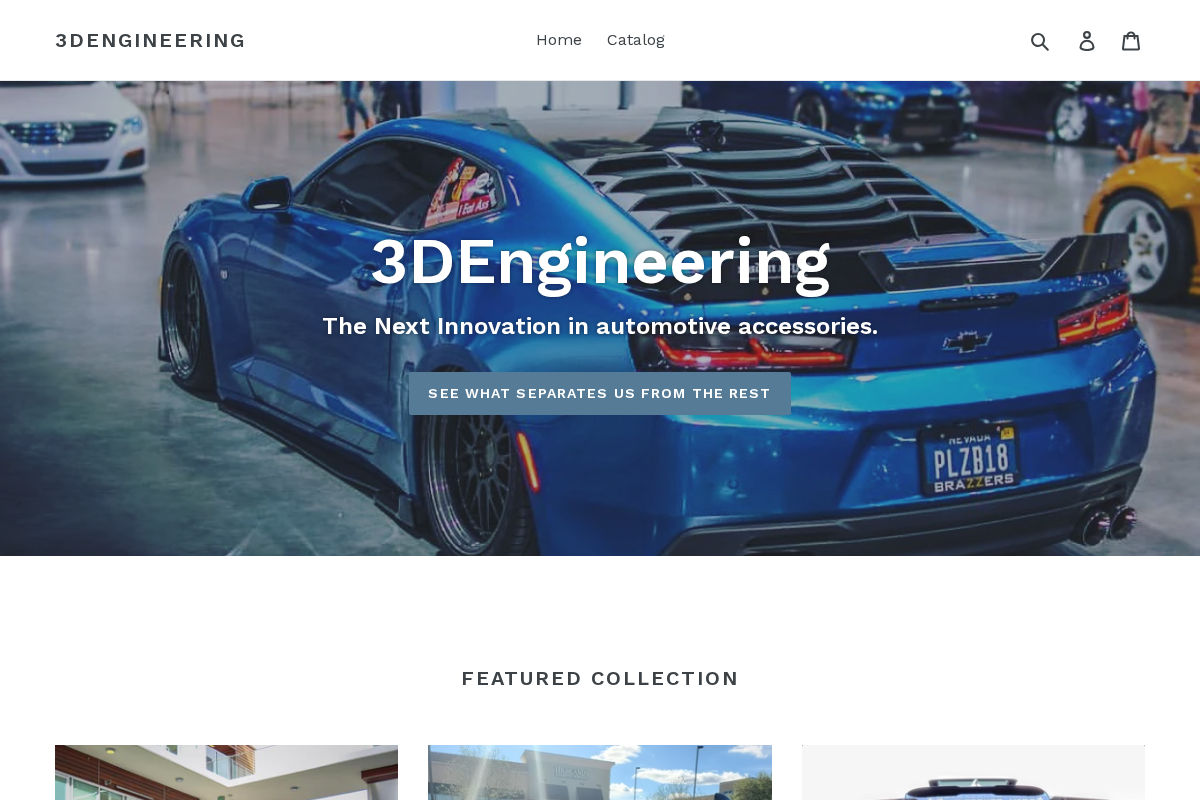 3DEngineering homepage screenshot