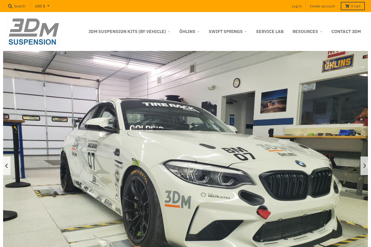 3DM Suspension homepage screenshot