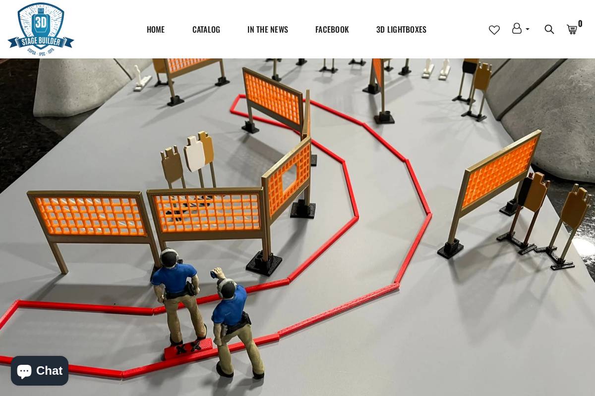 3dstagebuilder.com homepage screenshot