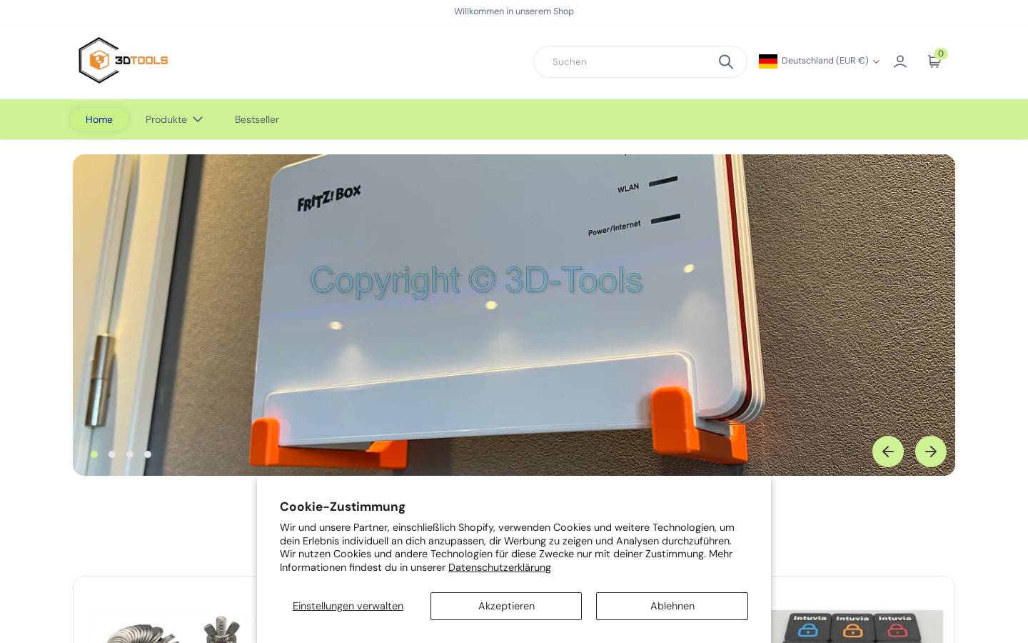 3dtools.de homepage screenshot