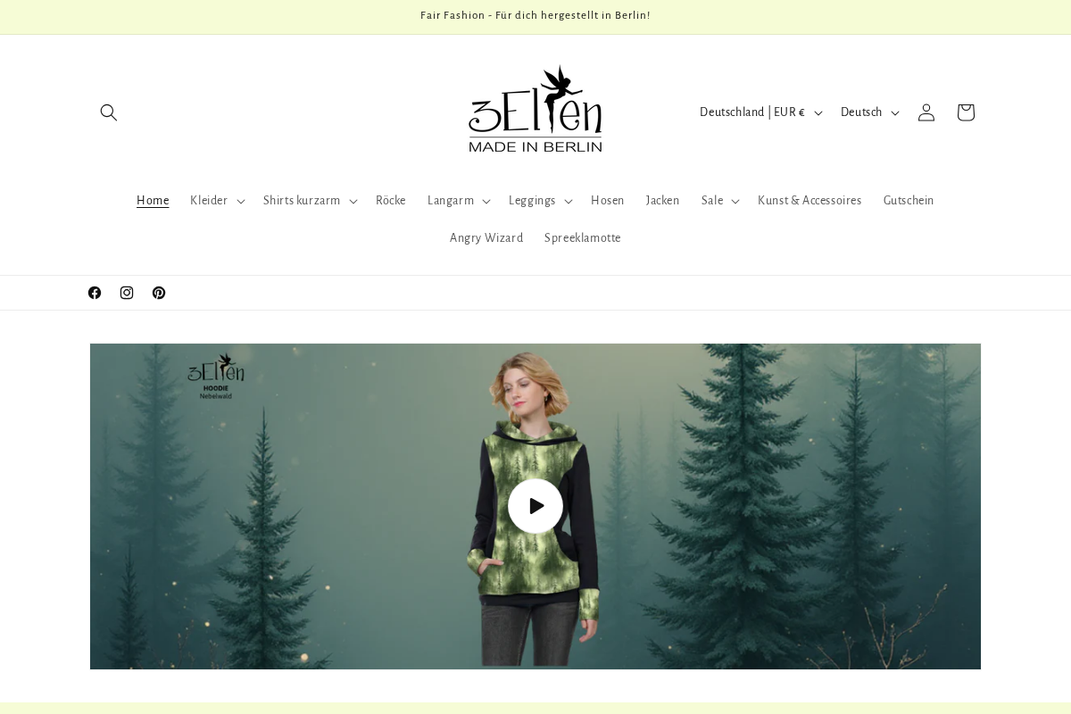 3elfen homepage screenshot