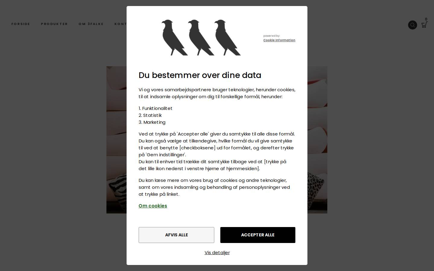 3FALKE homepage screenshot