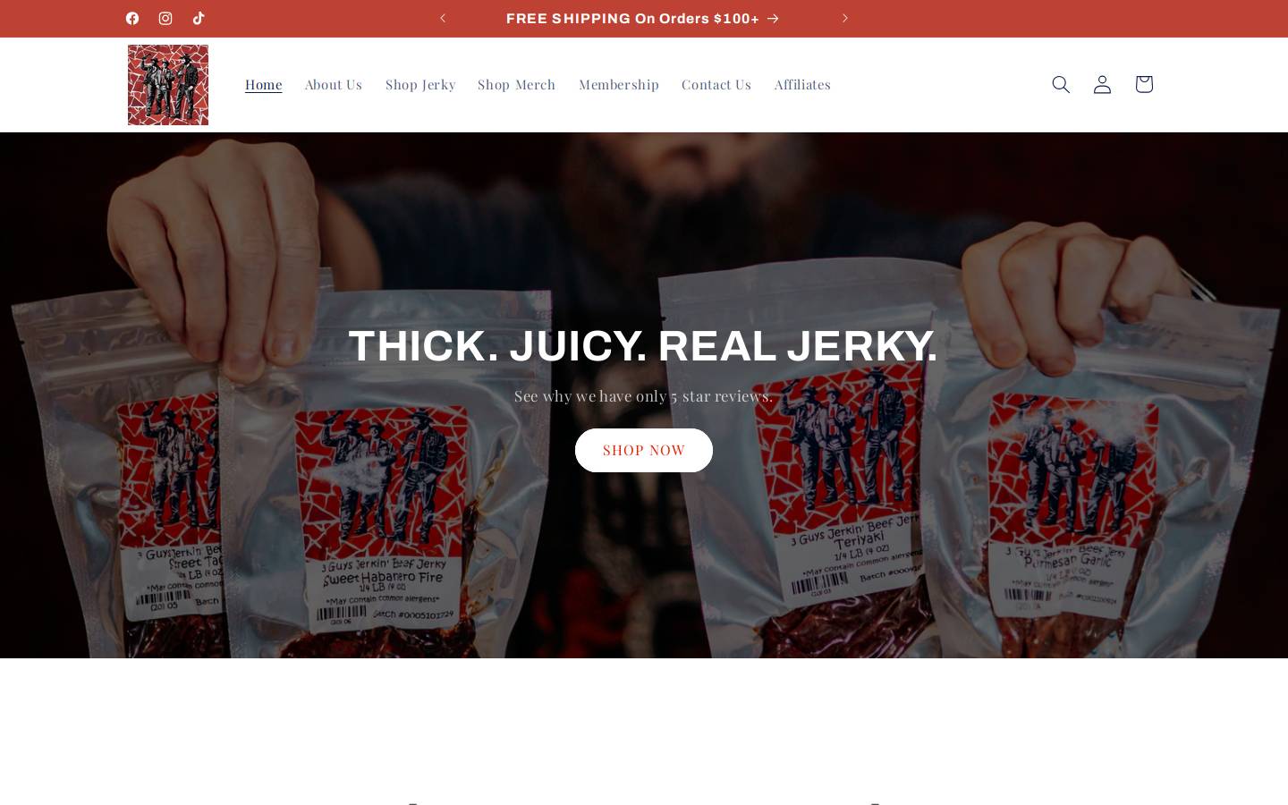 3gjsmokedmeatco.com homepage screenshot