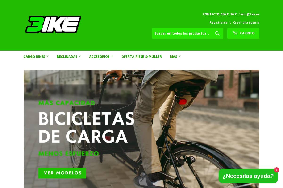 3ike.es homepage screenshot