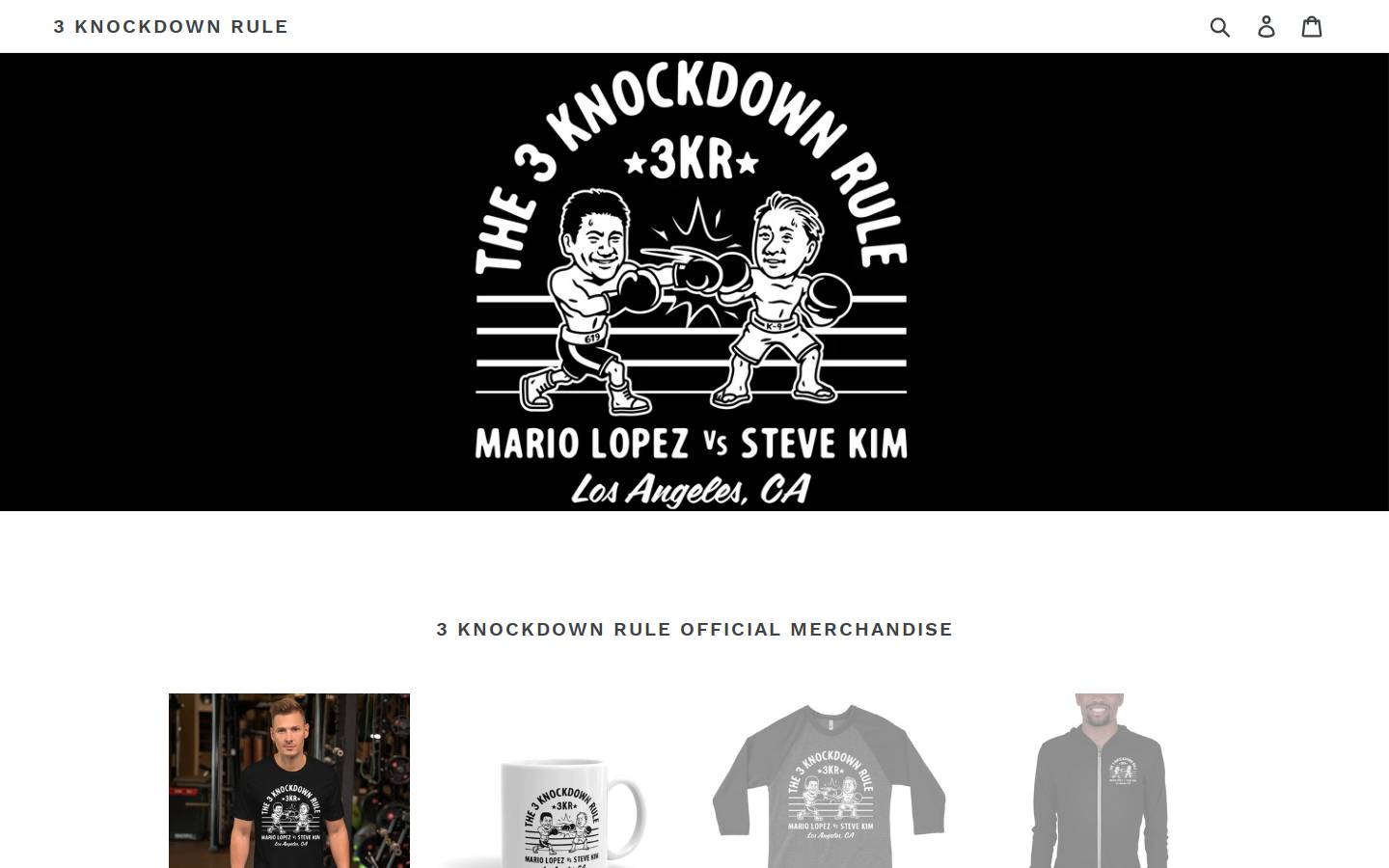 3knockdownrule.com homepage screenshot
