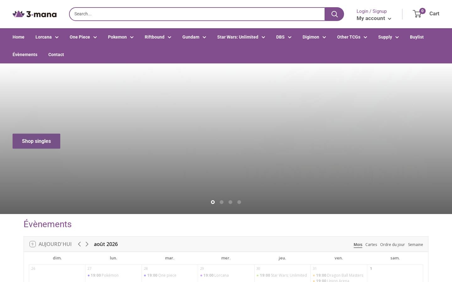 3mana.ca homepage screenshot